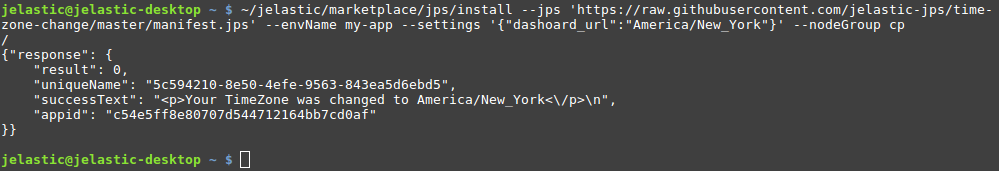cli install timezone addon