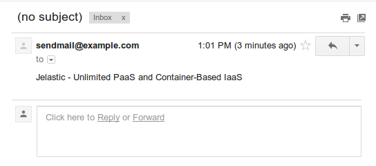 check inbox