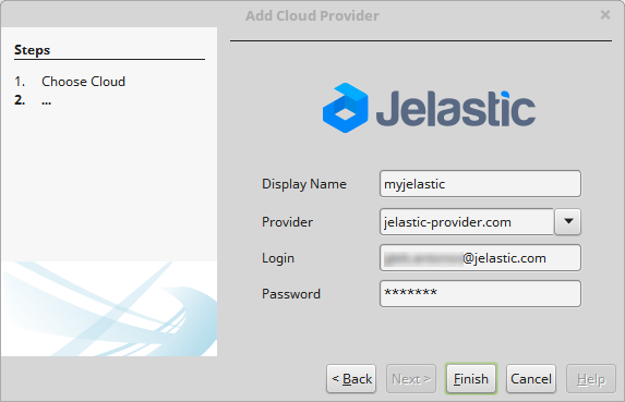add account credentials