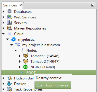 netbeans open app in browser