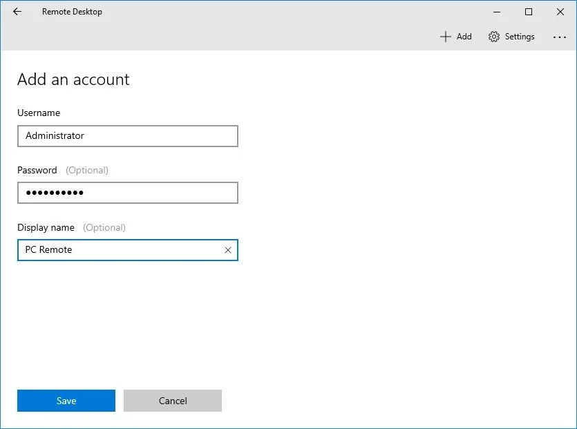 disable network level authentication