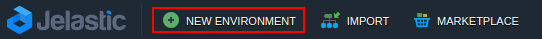 new environment button