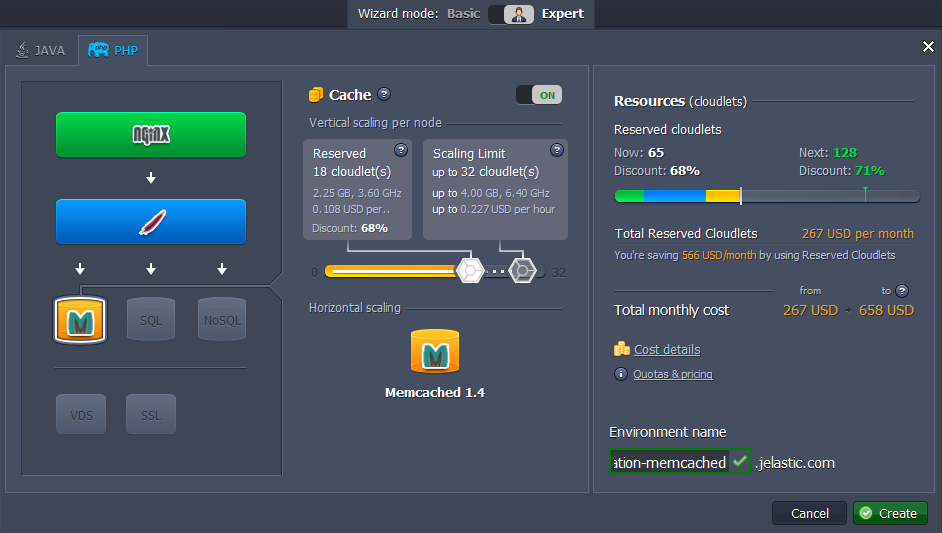 memcached php sessions memcached environment