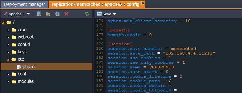 memcached php sessions f457dd6958c0f2e8b2e812e113c168e6session save path