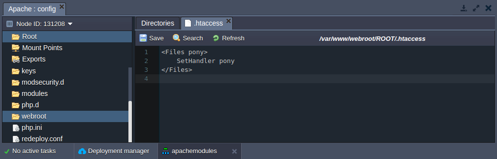 run application