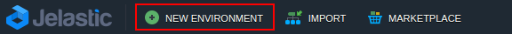 new environment button