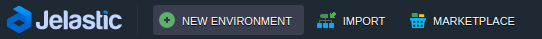 new environment button