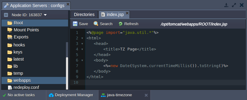 java check time app