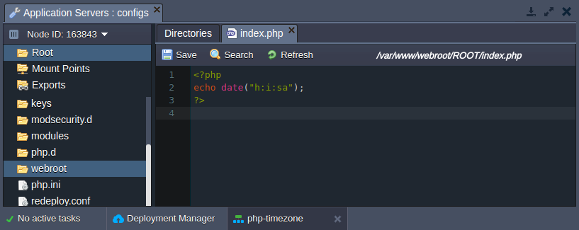 php check time app