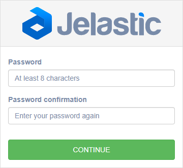 password reset form